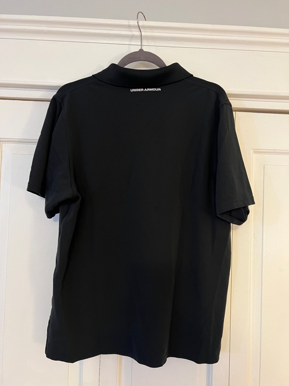 Under Armour Heat Gear Men’s Black Performance Polo - Picture 2 of 4